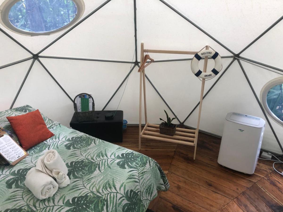 Faith Glamping Dome Costa Rica Otel Manzanillo  Dış mekan fotoğraf
