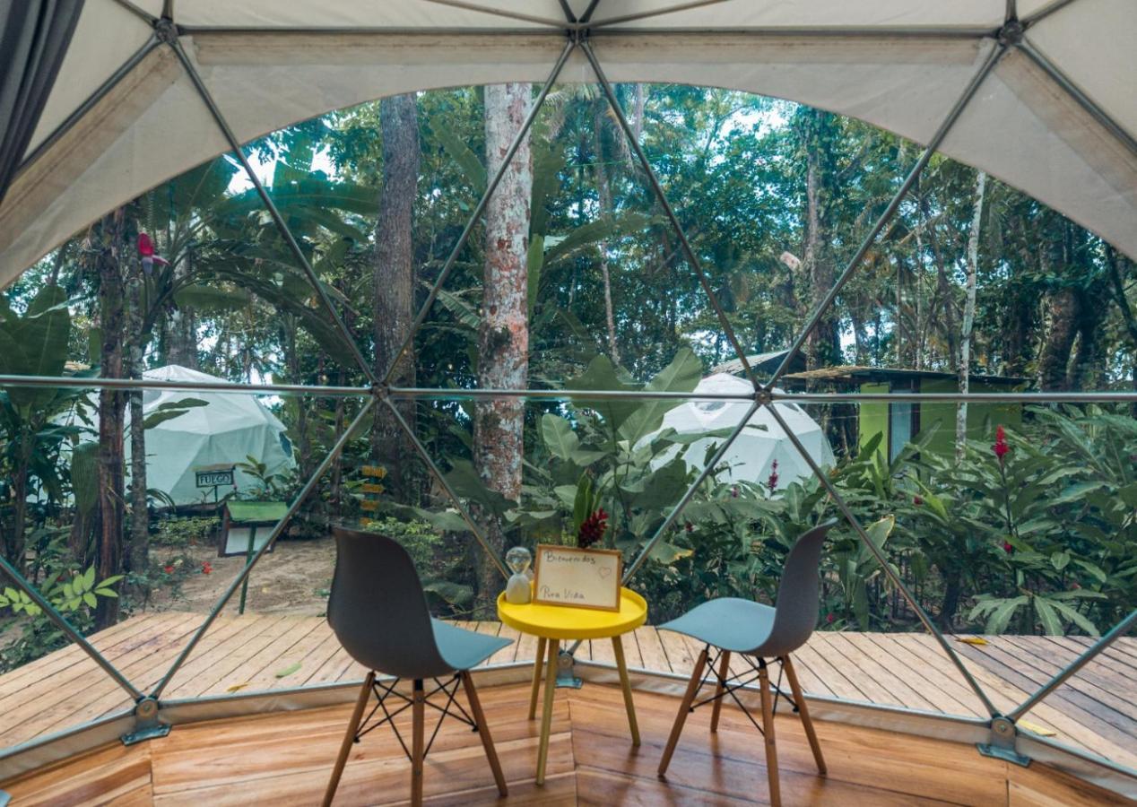Faith Glamping Dome Costa Rica Otel Manzanillo  Dış mekan fotoğraf