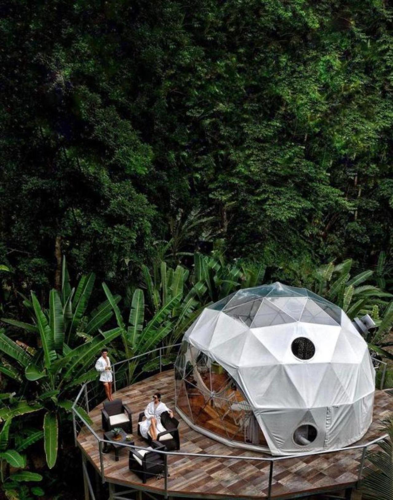 Faith Glamping Dome Costa Rica Otel Manzanillo  Dış mekan fotoğraf