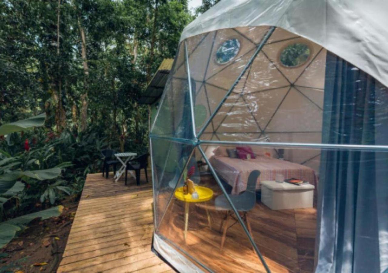 Faith Glamping Dome Costa Rica Otel Manzanillo  Dış mekan fotoğraf